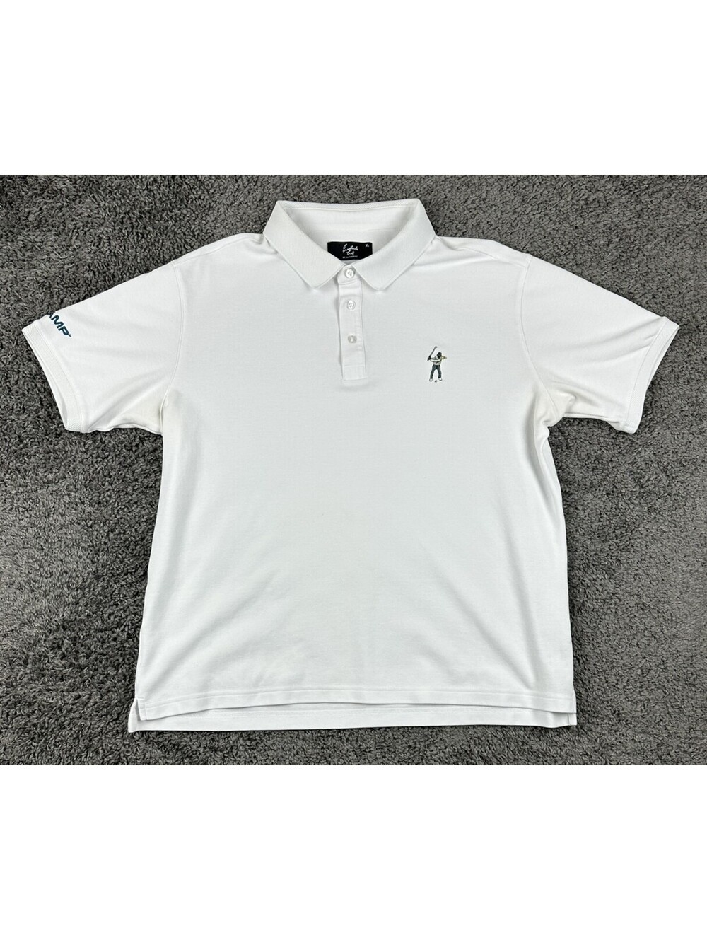 Eastside Golf Men's Core Pique AMP Golf Polo Shirt Bright White XL